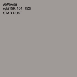 #9F9A98 - Star Dust Color Image